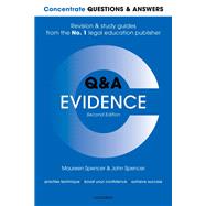 Concentrate Questions and Answers Evidence Law Q&A Revision and Study Guide
