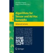 Algorithms for Sensor and Ad Hoc Networks