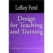 Design for Teaching and Training