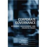 Corporate Governance Economic and Financial Issues