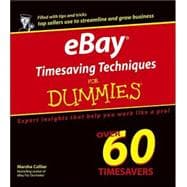 EBay Timesaving Techniques for Dummies®