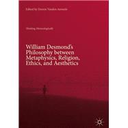 William Desmond’s Philosophy Between Metaphysics, Religion, Ethics, and Aesthetics
