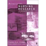 Resources for Nursing Research : An Annotated Bibliography