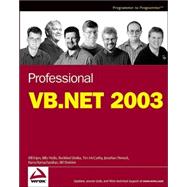 Professional VB. NET 2003