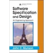 Software Requirements Specification, Design, and Implementat..., 9780849319921