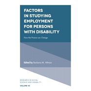 Factors in Studying Employment for Persons with Disability