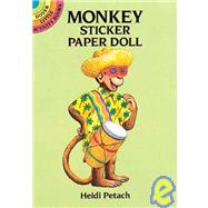 Monkey Sticker Paper Doll