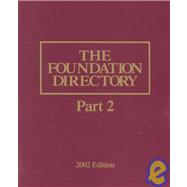 The Foundation Directory 2002