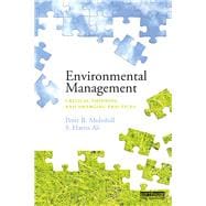 Environmental Management: Critical thinking and emerging practices