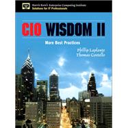 CIO Wisdom II More Best Practices (paperback)