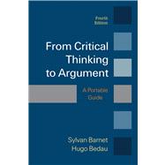 From Critical Thinking to Argument
