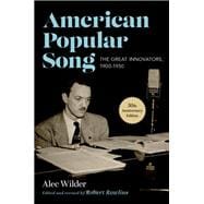 American Popular Song The Great Innovators, 1900-1950