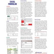 Excel Formulas Laminated Tip Card Formulas & Functions from MrExcel,9781615479962