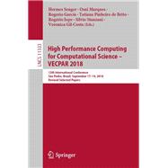 High Performance Computing for Computational Science – VECPAR 2018