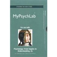NEW MyPsychLab -- Standalone Access Card -- for Psychology : From Inquiry to Understanding