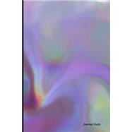 Purple Yellow Fusion Paterrn Lined Blank Journal Book