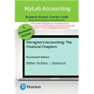 Horngren's Accounting, The Financial Chapters -- MyLab Accounting with Pearson eText   Print Combo Access Code