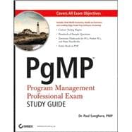 PgMP: Program Management Professional Exam Study Guide,9780470139981