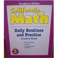 Houghton Mifflin MathmaticsCalifornia; Daily Routine And Practice Book Level 3