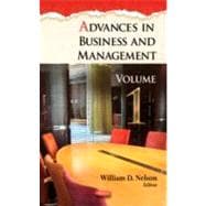 Advances in Business and Management. Volume 1