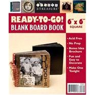Ready-to-Go Blank Board Books Black 6 X 6 Square