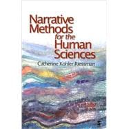 Narrative Methods for the Human Sciences