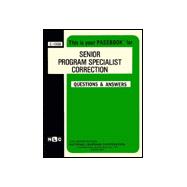 Senior Program Specialist (Correction) Passbooks Study Guide