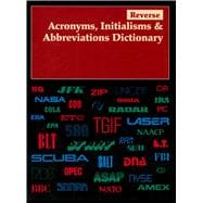 Reverse Acronyms, Initialisms & Abbreviations Dictionary