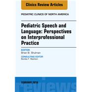 Pediatric Speech and Language