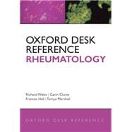 Oxford Desk Reference: Rheumatology book cover, ISBN 9780199229994