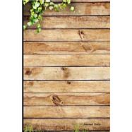 Wood Grass Nature Image Lined Blank Journal Book