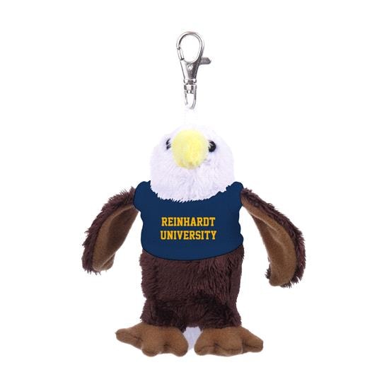 Reinhardt University Plush Eagle w/Jersey Keychain