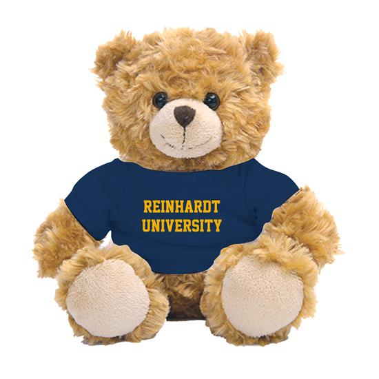 Reinhardt University 10 Beige Bear w/Navy Tee