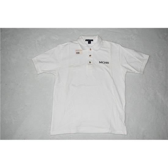 Milken Community High School White Polo Shirt