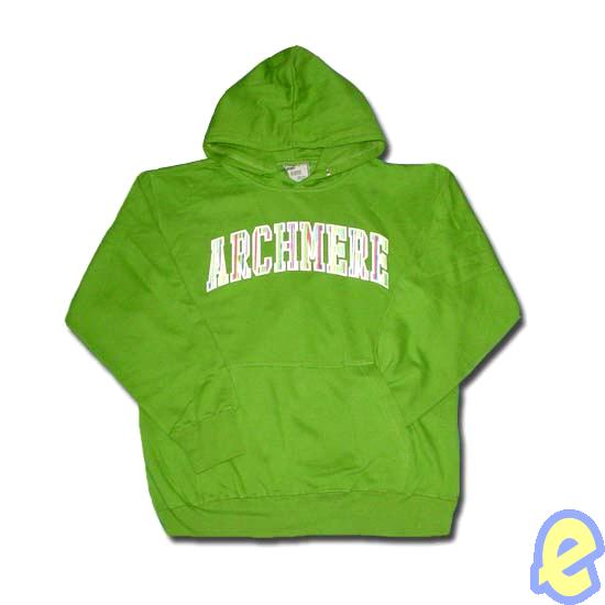 Archmere Green Striped Appliqued Hoody