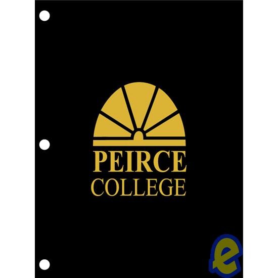 Peirce College Folder, Black