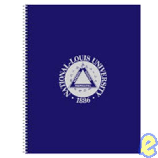 NLU Three Subject Notebook - Navy Blue