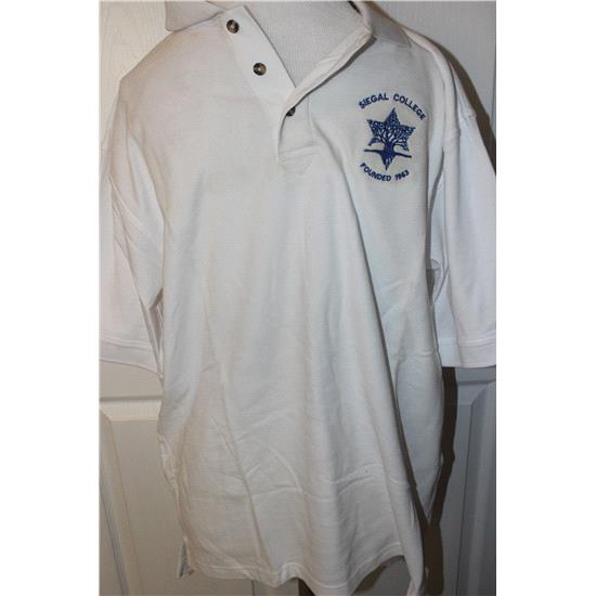 Siegal College White Polo Shirt