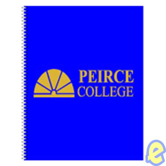 Peirce College Navy Blue Notebook