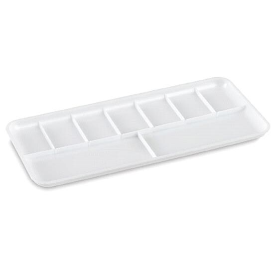 PLASTIC TRAY PALETTE 9WELL 35/8INX 71/8IN (ITEM:03086-1009)