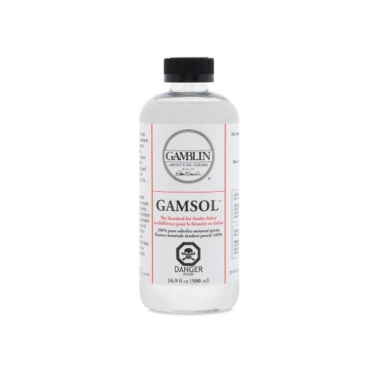 Gamblin Gamsol Paint Thinner: 16 oz (ITEM:00456-1016)