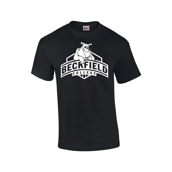 SALE - Beckfield College Arch Bulldog T-shirt - Black