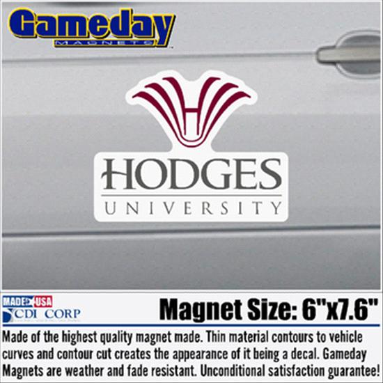 Hodges University Auto Car Magnet - 6