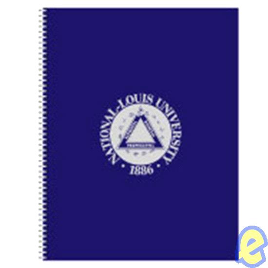 NLU One Subject Notebook - Navy Blue