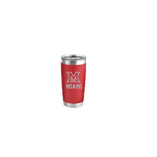 RFSJ 20 oz Red Powder Coated Tumbler