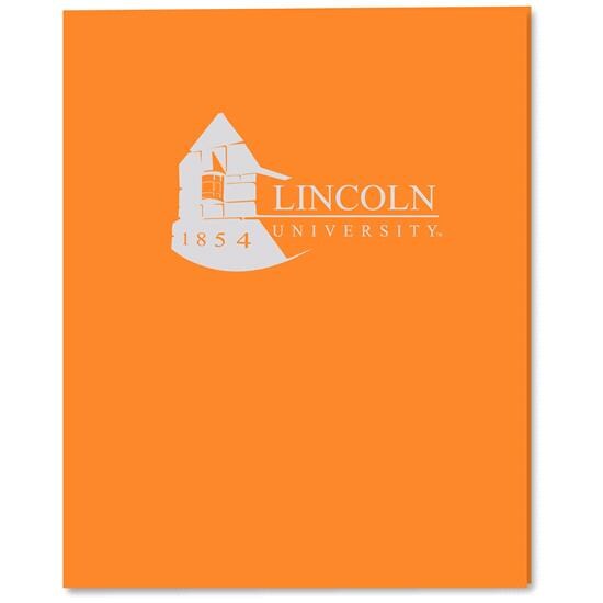 LU Laminated Folder - Orange