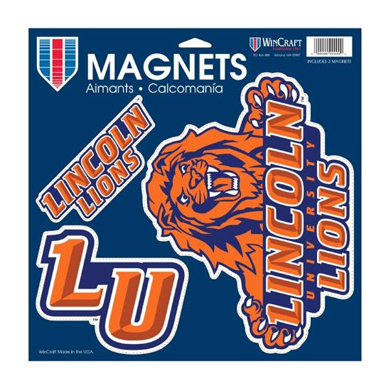 LU Lincoln University Mascot Car Magnet Sheet