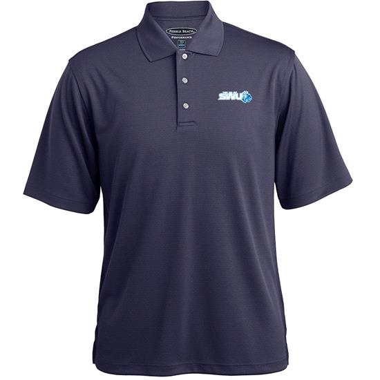 Southern Wesleyan Pebble Beach Performance Polo - Dark Grey