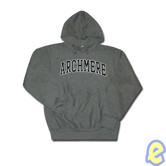 Archmere Appliqued Arch Hoody Gray