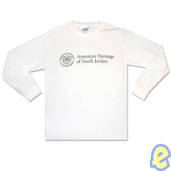 American Heritage of South Jordan White Long Sleeve T-Shirt